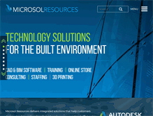 Tablet Screenshot of microsolresources.com